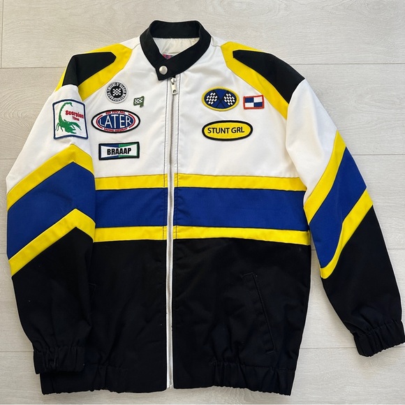 Urban Outfitters Della Racing Jacket. NWOT - Picture 2 of 15